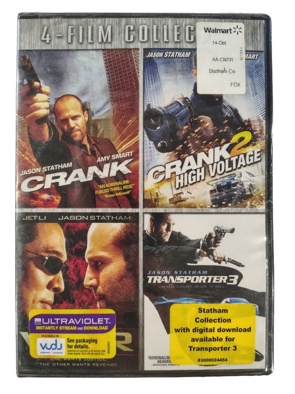 Still Sealed Jason Statham 4-Movie DVD Collection